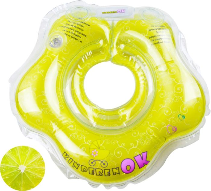 Круг для купання KinderenOK Лайм, жовтий (111601_011)