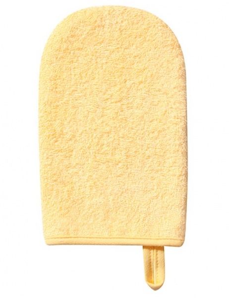 Рукавиця для купання BabyOno Frotte, жовта (167) Рукавиця для купання BabyOno Frotte, жовта (167)