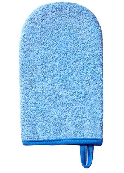 Рукавиця для купання BabyOno Frotte, синя (167) Рукавиця для купання BabyOno Frotte, синя (167)