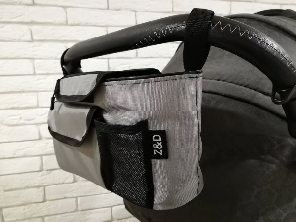 Сумка-органайзер Z&D для коляски Сірий Сумка-органайзер Z&D для коляски Сірий