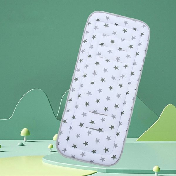 Матрацик-вкладиш у візочок  Білий, Зірки Матрацик-вкладиш у візочок  Білий, Зірки
