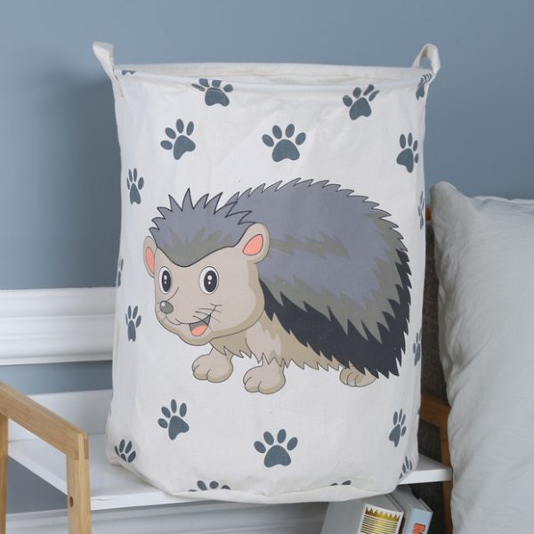 Текстильна корзина для зберігання іграшок та білизни   Іжачок, 40х50 Текстильна корзина для зберігання іграшок та білизни   Іжачок, 40х50