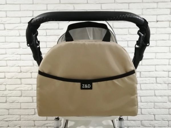 Сумка на коляску універсальна Z&D New з ручкою (Бежевий) Сумка на коляску універсальна Z&D New з ручкою (Бежевий)