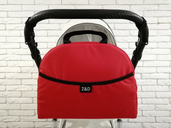 Сумка на коляску універсальна Z&D New з ручкою (Червоний) Сумка на коляску універсальна Z&D New з ручкою (Червоний)