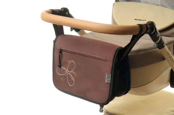 Сумка на коляску Ok Style Квітка Коричнева Сумка на коляску Ok Style Квітка Коричнева
