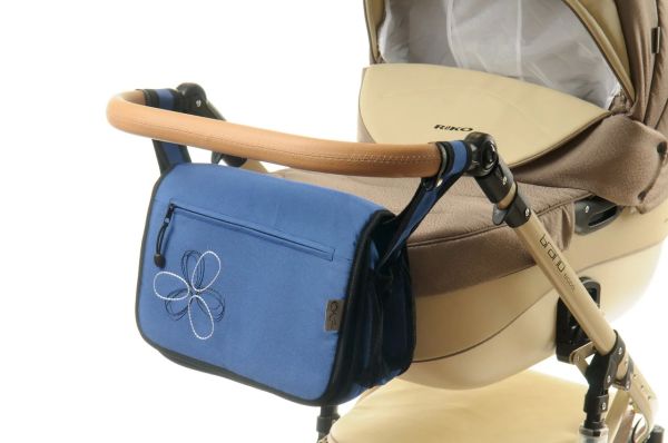 Сумка на коляску Ok Style Квітка Синя Сумка на коляску Ok Style Квітка Синя