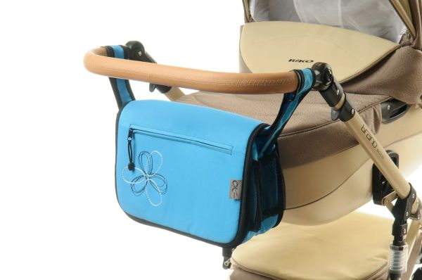 Сумка на коляску Ok Style Квітка Блакитна Сумка на коляску Ok Style Квітка Блакитна