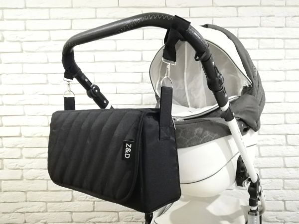 Сумка-пеленатор на коляску Z&D Чорний Сумка-пеленатор на коляску Z&D Чорний