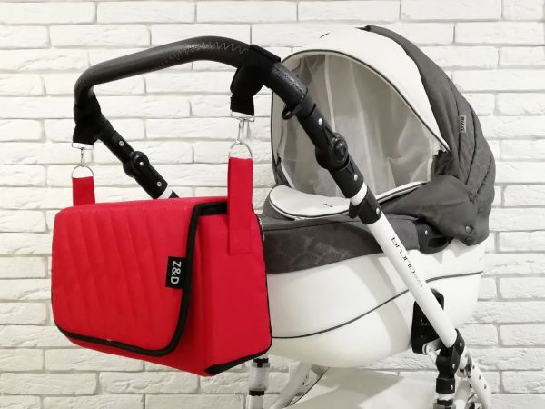 Сумка-пеленатор на коляску Z&D Червоний Сумка-пеленатор на коляску Z&D Червоний