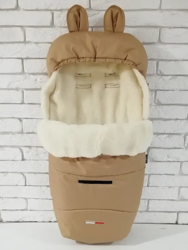 Зимовий Конверт Футмуф Чохол на овчині в коляску Z&D Thermo (Beige) Зимовий Конверт Футмуф Чохол на овчині в коляску Z&D Thermo (Beige)