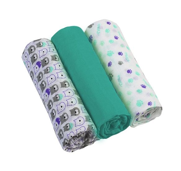 Пелюшки муслінові суперм`які BabyOno, 3 шт. (348/05) Пелюшки муслінові суперм`які BabyOno, 3 шт. (348/05)