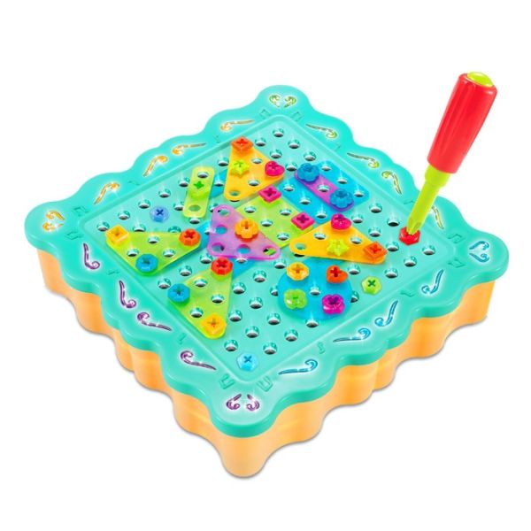 Болтова мозаїка з підсвічуванням Болтова мозаїка з підсвічуванням