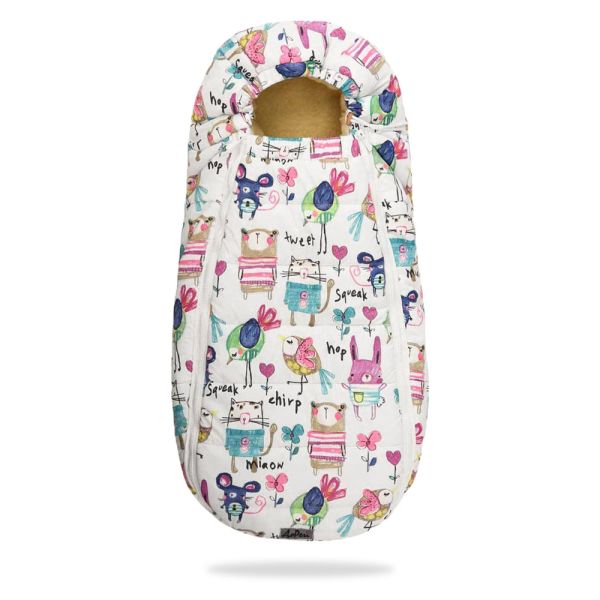 Зимовий конверт-кокон DoRechi Baby XS малюнки на білому тлі (1864) Зимовий конверт-кокон DoRechi Baby XS малюнки на білому тлі (1864)
