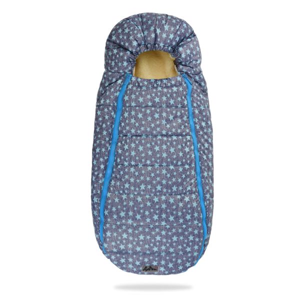 Зимовий конверт-кокон DoRechi Baby XS блакитні зірки (1868) Зимовий конверт-кокон DoRechi Baby XS блакитні зірки (1868)