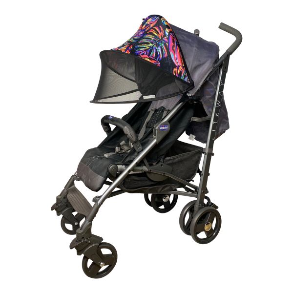 Сонцезахисний подвійний козирок для коляски Double Shade ДоРечі, колір Тропічний лист (1833 Т) Сонцезахисний подвійний козирок для коляски Double Shade ДоРечі, колір Тропічний лист (1833 Т)