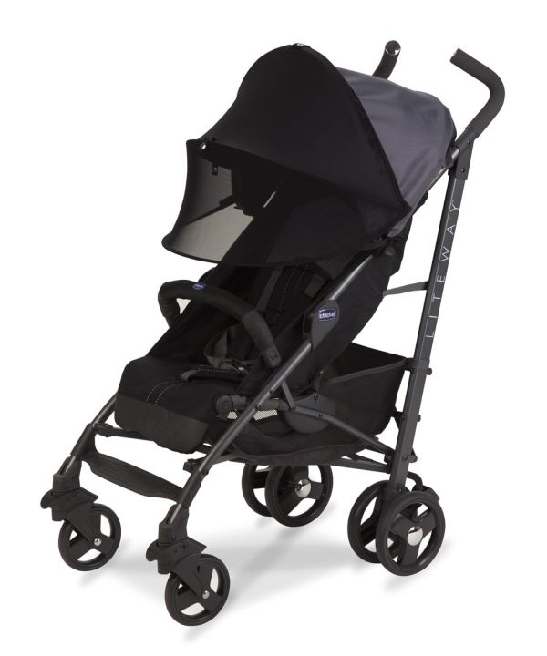 Сонцезахисний подвійний козирок для коляски Double Shade ДоРечі, чорний (1833) Сонцезахисний подвійний козирок для коляски Double Shade ДоРечі, чорний (1833)