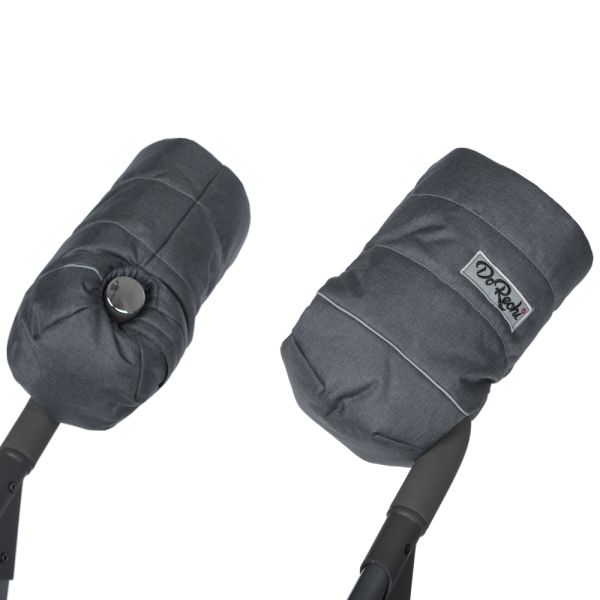 Муфти-рукавички на коляску DoRechi графітові (сірі) (1817) Муфти-рукавички на коляску DoRechi графітові (сірі) (1817)