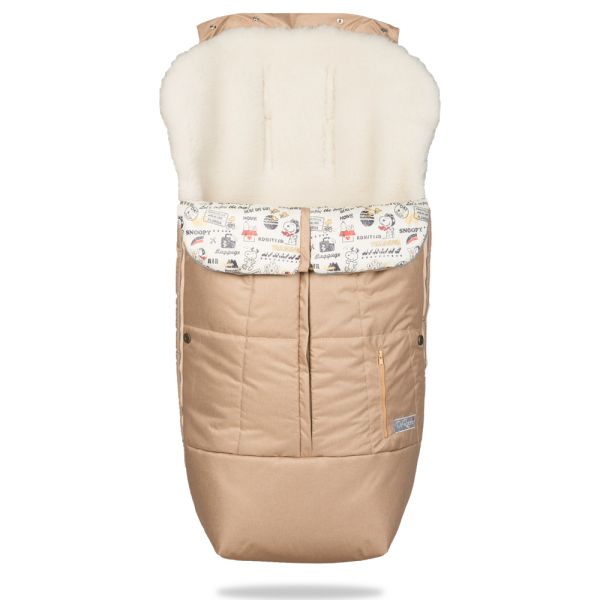 Зимовий конверт DoRechi Trend, бежевий із собачками (1807) Зимовий конверт DoRechi Trend, бежевий із собачками (1807)