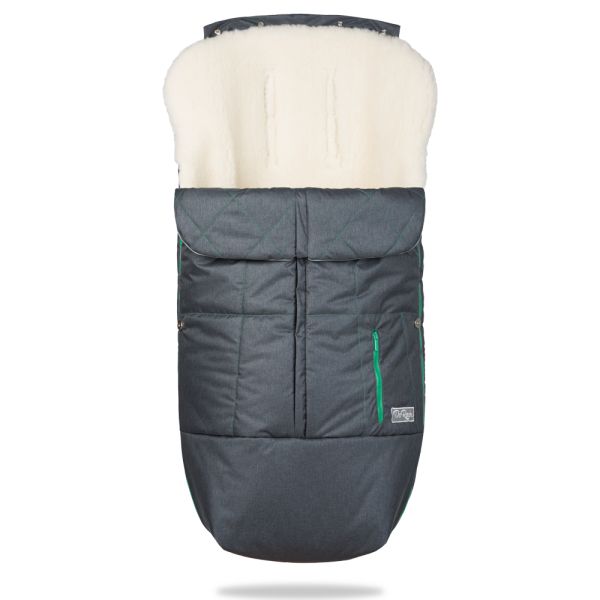 Зимовий конверт DoRechi Trend, графітовий (сірий) із салатовим декором (1811) Зимовий конверт DoRechi Trend, графітовий (сірий) із салатовим декором (1811)