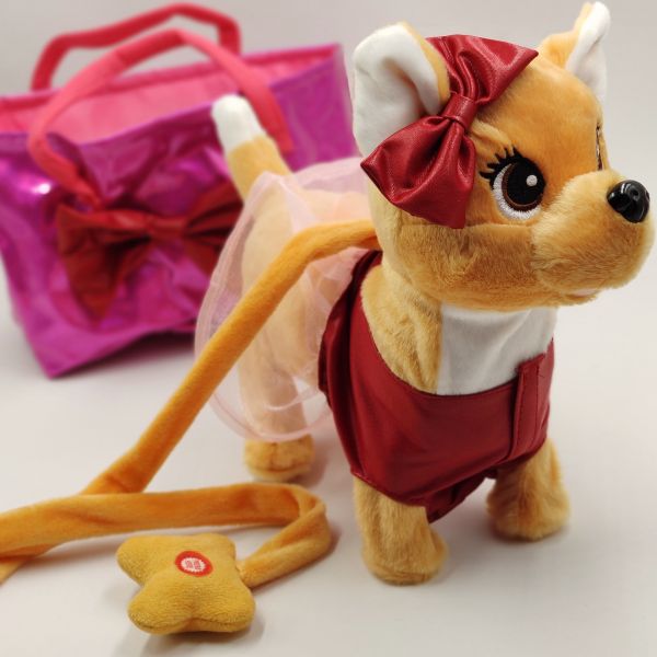 Інтерактивний музичний песик на повідку в сумочці Інтерактивний музичний песик на повідку в сумочці