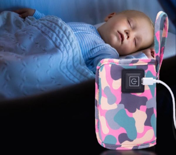 Підігрівач переносний USB, рожевий Підігрівач переносний USB, рожевий