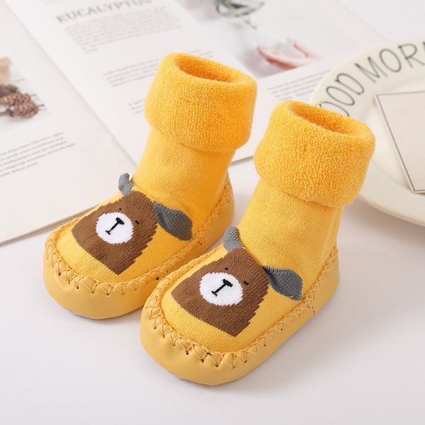 Шкарпетки-тапочки, махрові, колір Оранж, розмір 14 см Шкарпетки-тапочки, махрові, колір Оранж, розмір 14 см