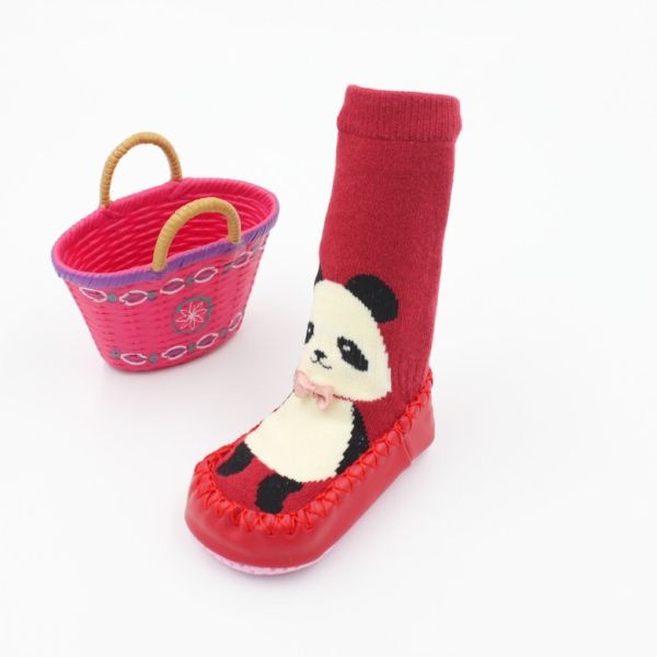 Шкарпетки-тапочки, махрові, колір Червона Панда, розмір 15 см Шкарпетки-тапочки, махрові, колір Червона Панда, розмір 15 см