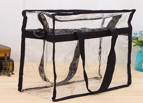 Велика прозора сумка у пологовий будинок, 60х39х25 см Велика прозора сумка у пологовий будинок, 60х39х25 см