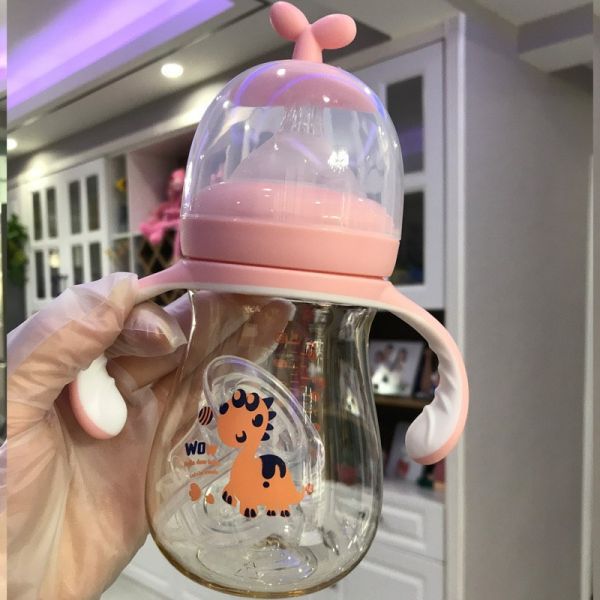 Поїльник з 3 насадками, рожевий Поїльник з 3 насадками, рожевий