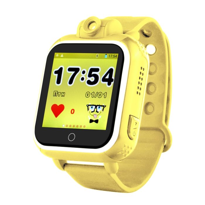 Дитячий розумний годинник з GPS трекером TD-07 (Q20) Yellow
