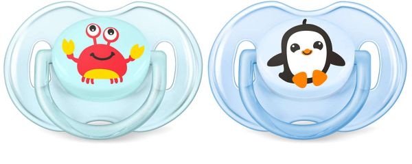 Пустушка для хлопчика Philips Avent Classic, 2 шт. (SCF169/35) Пустушка для хлопчика Philips Avent Classic, 2 шт. (SCF169/35)