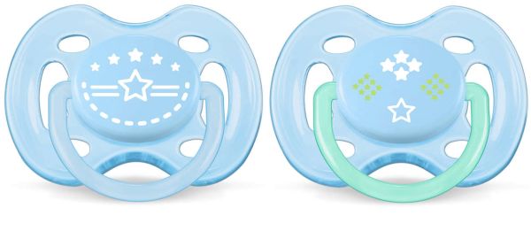 Пустушка для хлопчика Philips Avent Freeflow, 2 шт. (SCF172/01) Пустушка для хлопчика Philips Avent Freeflow, 2 шт. (SCF172/01)