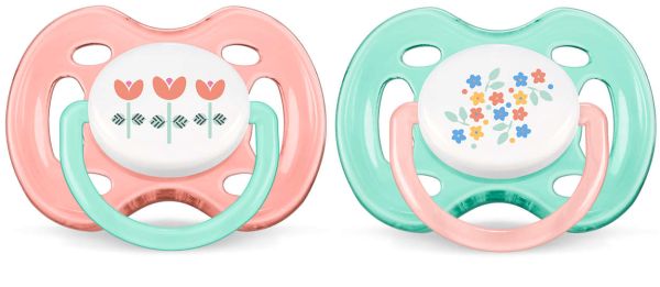 Пустушка для дівчинки Philips Avent Freeflow, 2 шт. (SCF172/02) Пустушка для дівчинки Philips Avent Freeflow, 2 шт. (SCF172/02)
