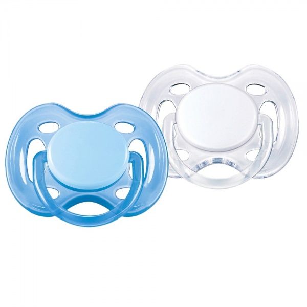 Пустушка для хлопчика Philips Avent Freeflow, блакитна, 2 шт. (SCF178/23) Пустушка для хлопчика Philips Avent Freeflow, блакитна, 2 шт. (SCF178/23)