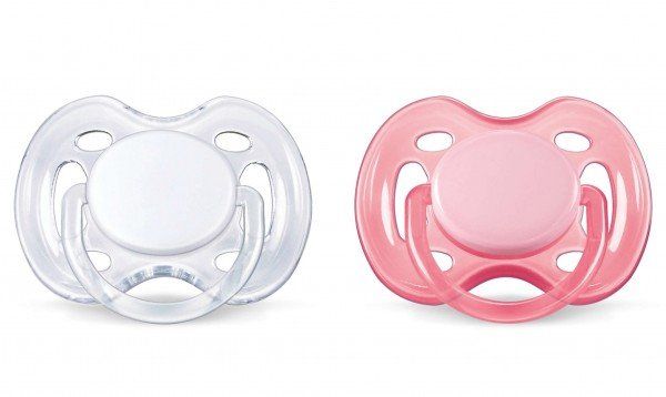 Пустушка для дівчинки Philips Avent Freeflow, рожева, 2 шт. (SCF178/23) Пустушка для дівчинки Philips Avent Freeflow, рожева, 2 шт. (SCF178/23)