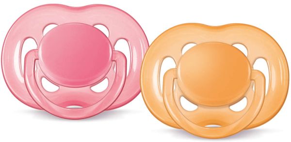 Пустушка для дівчинки Philips Avent Freeflow, дихаюча, 2 шт. (SCF178/24) Пустушка для дівчинки Philips Avent Freeflow, дихаюча, 2 шт. (SCF178/24)