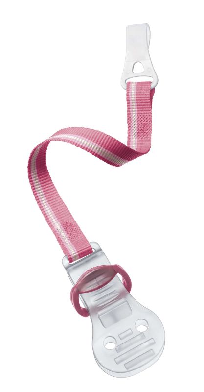 Кліпса для пустушки Philips Avent, рожева (SCF185/00) Кліпса для пустушки Philips Avent, рожева (SCF185/00)