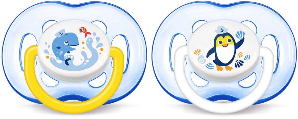 Пустушка для хлопчика Philips Avent Freeflow, 2 шт. (SCF186/24) Пустушка для хлопчика Philips Avent Freeflow, 2 шт. (SCF186/24)