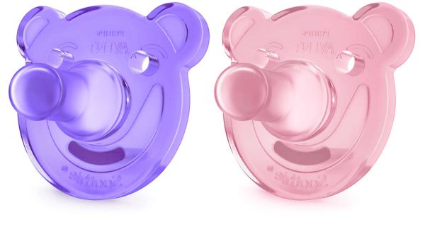 Пустушка Soothie Shapes Philips Avent для дівчаток, 2 шт. (SCF194/02) Пустушка Soothie Shapes Philips Avent для дівчаток, 2 шт. (SCF194/02)