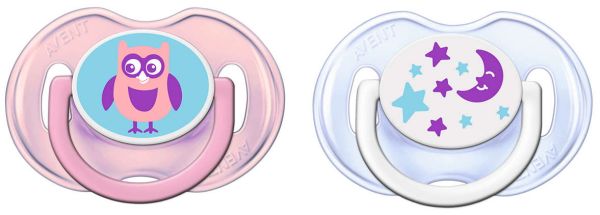 Пустушка для дівчинки Philips Avent Classic, 2 шт. (SCF196/18) Пустушка для дівчинки Philips Avent Classic, 2 шт. (SCF196/18)