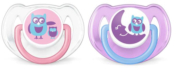 Пустушка для дівчинки Philips Avent Classic, 2 шт. (SCF197/22) Пустушка для дівчинки Philips Avent Classic, 2 шт. (SCF197/22)