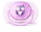 Пустушка для дівчинки Philips Avent Ultra Soft, 2 шт. (SCF227/20)