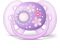 Пустушка для дівчинки Philips Avent Ultra Soft, 2 шт. (SCF227/22)