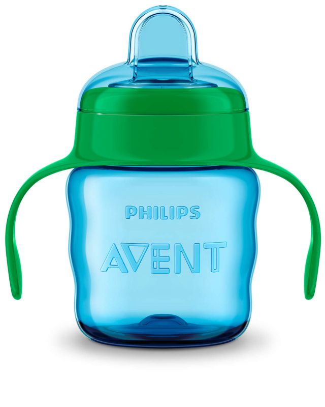 Чашка з м`яким носиком Philips Avent, зелена, 200 мл (SCF551/05)
