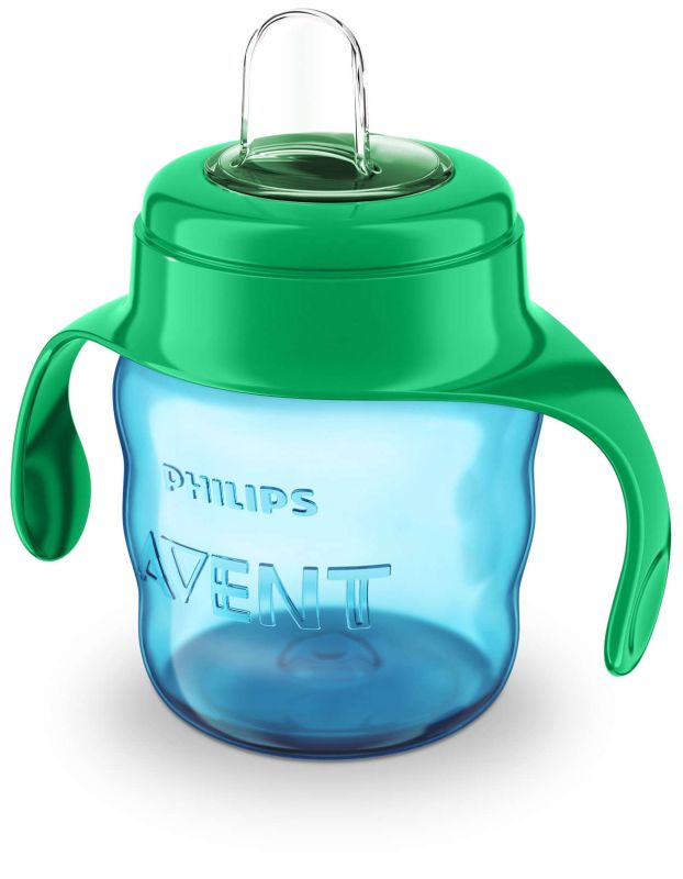 Чашка з м`яким носиком Philips Avent, зелена, 200 мл (SCF551/05)