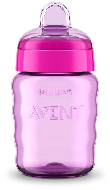Чашка з м`яким носиком Philips Avent, рожева, 260 мл (SCF553/00)