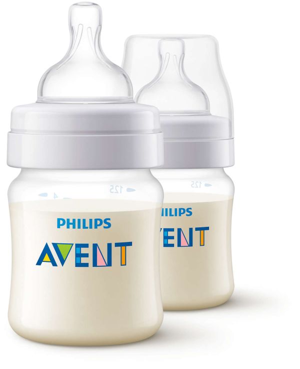 Пляшечки для годування Philips Avent Classic+, 125 мл, 2 шт. (SCF560/27) Пляшечки для годування Philips Avent Classic+, 125 мл, 2 шт. (SCF560/27)