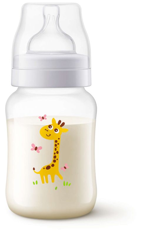 Пляшечка для годування Philips Avent Classic+, жираф, 260 мл (SCF574/12)