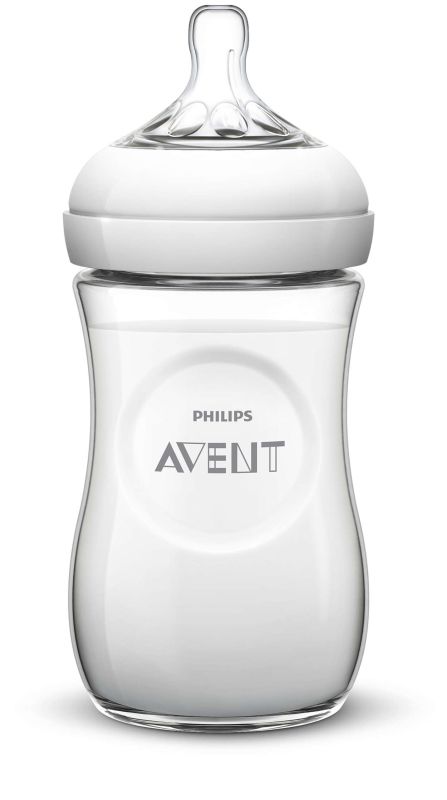 Пляшечка для годування Philips Avent Natural, бегемотик, 260 мл (SCF627/22)