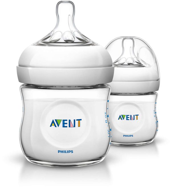 Пляшечки для годування Philips Avent Natural, 125 мл, 2 шт. (SCF033/27) Пляшечки для годування Philips Avent Natural, 125 мл, 2 шт. (SCF033/27)